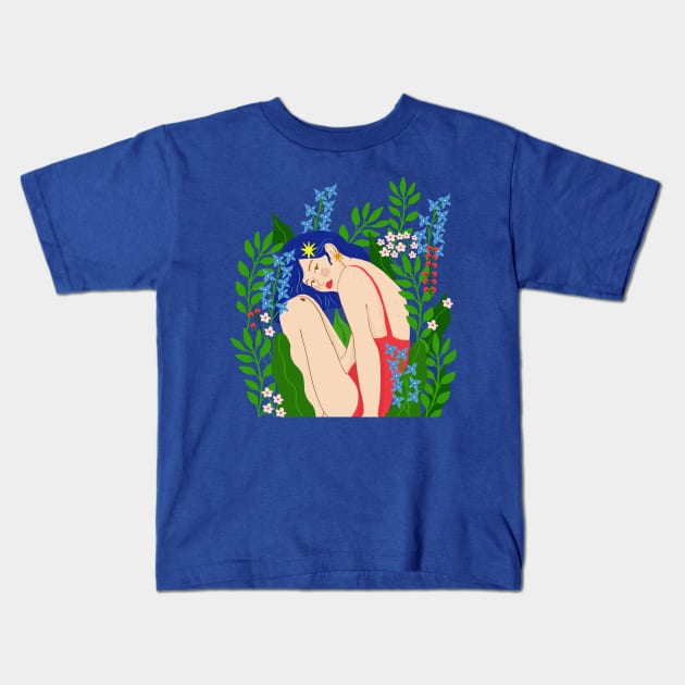 Mother Nature Kids T-Shirt by ouiouicathy